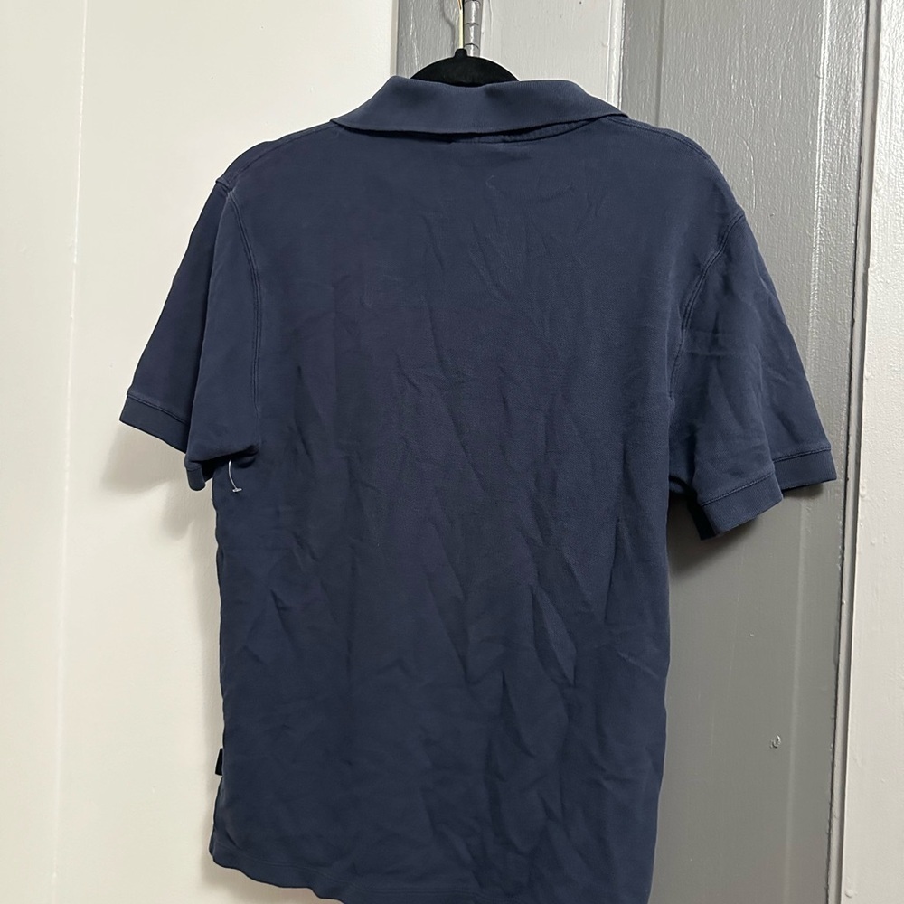 Patagonia M’s Fits Roy Emblem Navy Polo Shirt - Picture 3 of 4